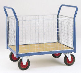 4 mesh sided box truck